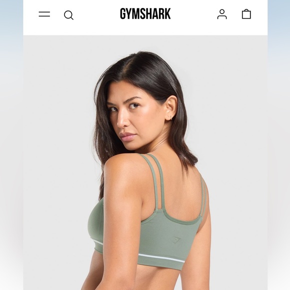 GYMSHARK CONTRAST SEAMLESS SPORTS BRA - Picture 3 of 7